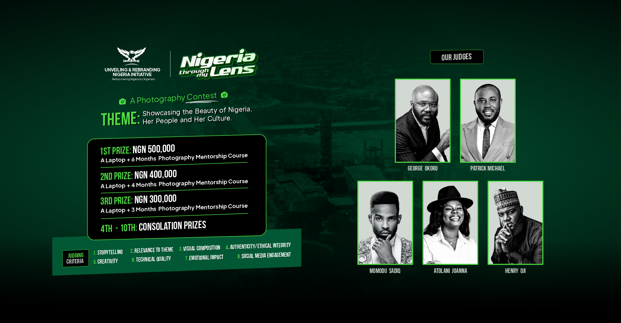 Nigeria Through My Lens: URNI Unveils Photography Contest to Showcase Nigeria’s Beauty